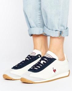 Белые кожаные кроссовки Le Coq Sportif