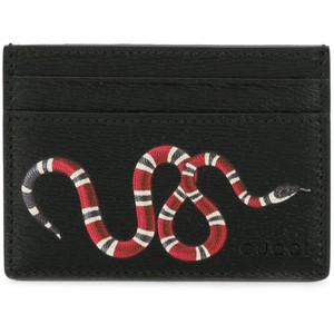 Kingsnake Print Cardholder  GUCCI