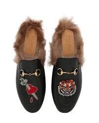 fur mules