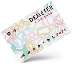 Demeter подарочный сертификат