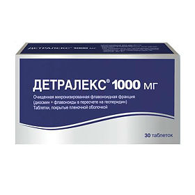 Детралекс таблетки 1000 мг 60 шт