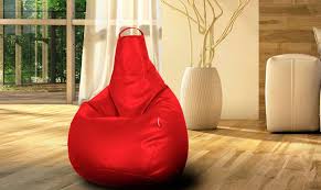 Красное кресло-мешок