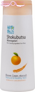 Крем-гель Lion (Лион) Shokubutsu, для тела, "С апельсиновым маслом", 220 мл.