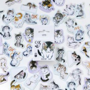 45 pcs/pack Cute Things Decorative Stickers