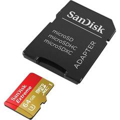 карта памяти MicroSD 64+ Гб спец для экшн камер