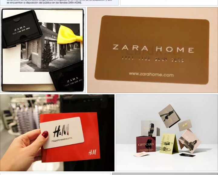 Zara home подарочная карта