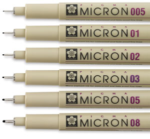 Pigma Micron Pens