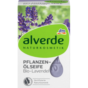 Мыло Alverde Naturkosmetik Pflanzenölseife "Lavendel"