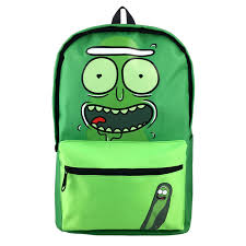 Pickle Rick backpack