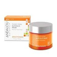 Andalou Naturals 
Гликолевая маска, с тыквой и медом, осветляющая
