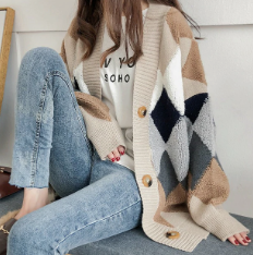 Плотный кардиган корейского кроя - оверсайз (не бабулин и не офисный стандартный)