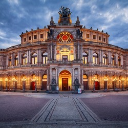 38. Опера Земпера в Дрездене - Semperoper (Саксония)