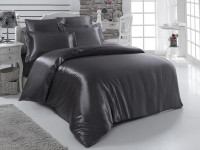 Silk sheets set for bed