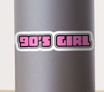 "The PowerPuff Girl Inspired 90's Girl" Sticker by Shelbyloves