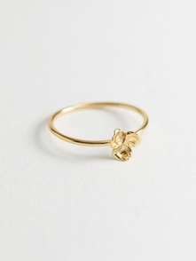 & Other Stories clover ring in gold