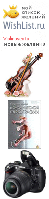 My Wishlist - violinovento