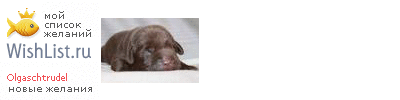 My Wishlist - olgaschtrudel