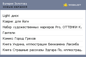 My Wishlist - 16375748
