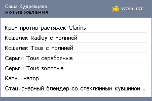 My Wishlist - 56082cc6