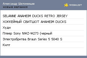 My Wishlist - 92591806