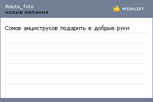 My Wishlist - aniuta_foto