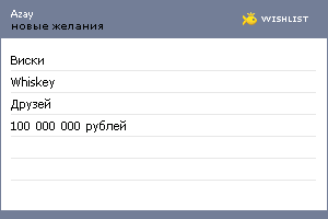 My Wishlist - azay