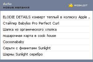 My Wishlist - clarrre