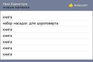 My Wishlist - dcc719ae