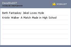 My Wishlist - devushka1107