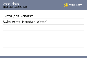 My Wishlist - green_dress