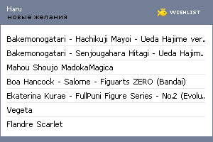 My Wishlist - harusan