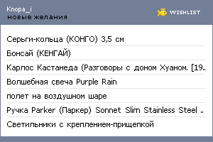 My Wishlist - knopa_i