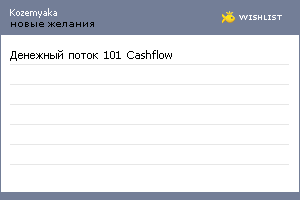 My Wishlist - kozemyaka