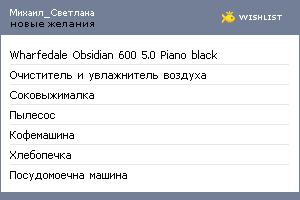 My Wishlist - newline