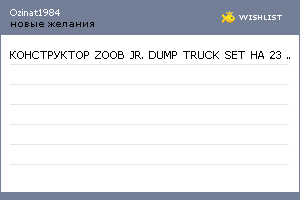 My Wishlist - ozinat1984