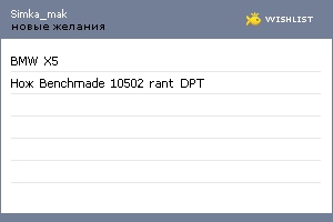 My Wishlist - simka_mak
