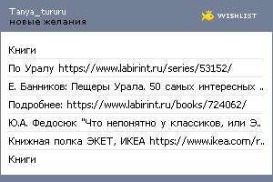 My Wishlist - tanya_tururu