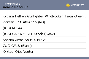 My Wishlist - torturingyou