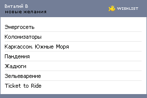 My Wishlist - vitalyvirov