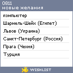 My Wishlist - 0811