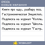 My Wishlist - 09331