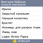 My Wishlist - 0d98eac6