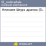 My Wishlist - 0l_voobrazhala