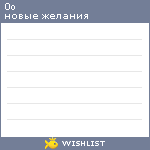 My Wishlist - 0o