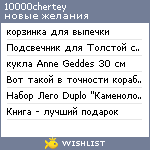 My Wishlist - 10000chertey