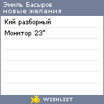 My Wishlist - 116c01af