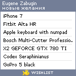 My Wishlist - 1babf685