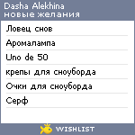 My Wishlist - 1c0bdcd1