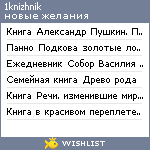 My Wishlist - 1knizhnik