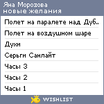 My Wishlist - 2166ed7a